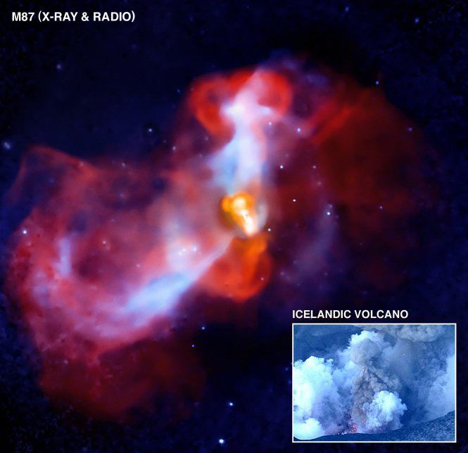 Galactic 'Supervolcano' Seen Erupting With X-Rays